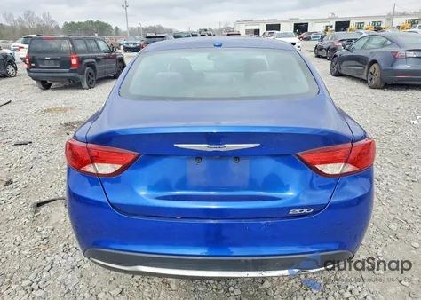 2015 Chrysler 200 Limited z USA, uszkodzony, nr VIN 1C3CCCAB0FN596278